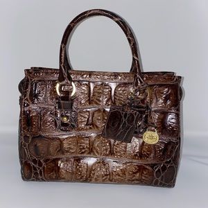 Brahmin handbag with wallet and shoulder strap